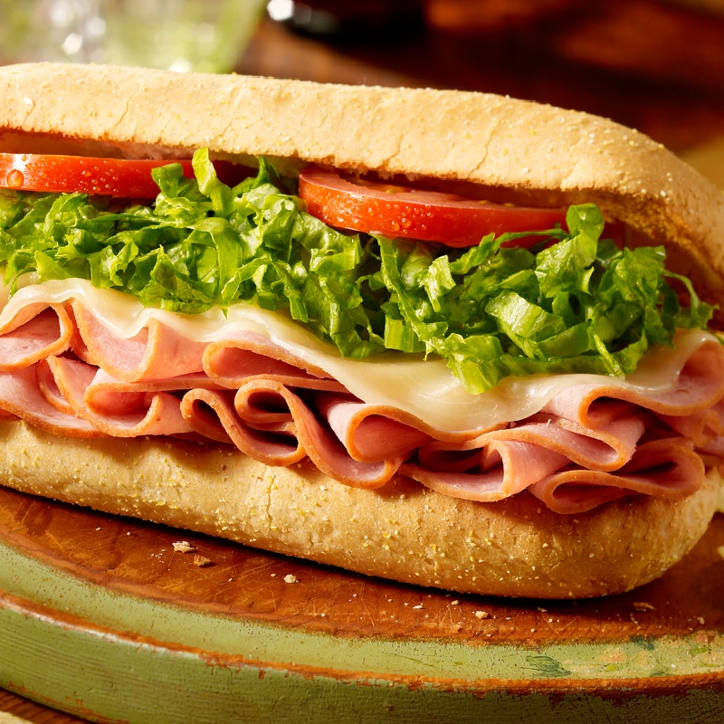 Order Ham & Cheese Sub food online from Pizza Inn Buffet store, Big Spring on bringmethat.com