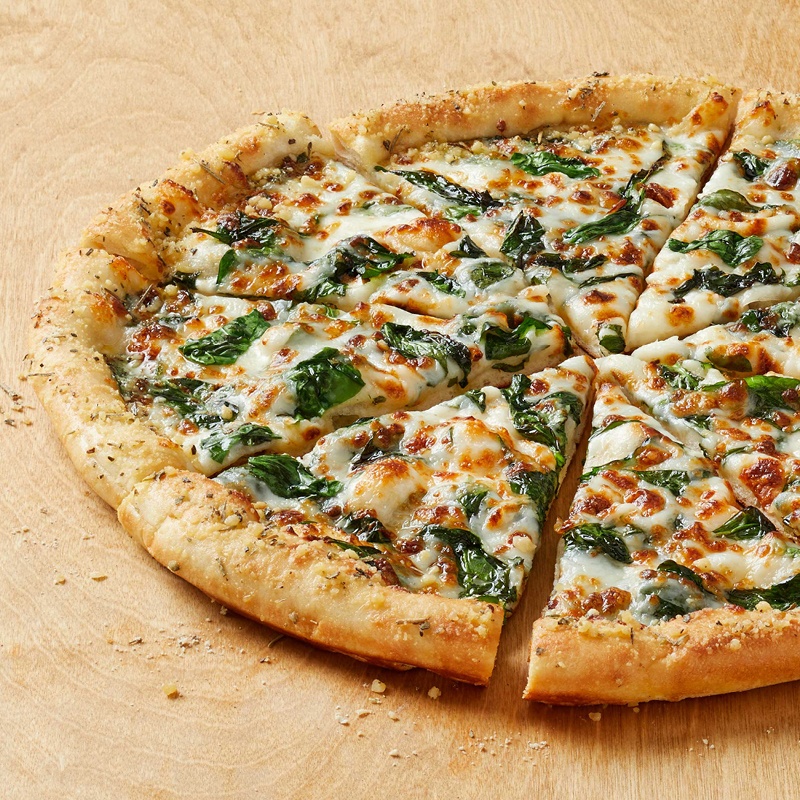 Order Spinach Alfredo (150-360 Cal./slice) food online from Pizza Inn Buffet store, Big Spring on bringmethat.com